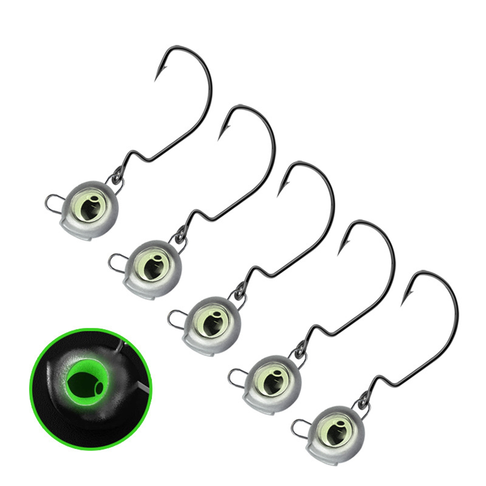 Fishing Hook Weedless - Têtes de gabarit sans mauvaises herbes