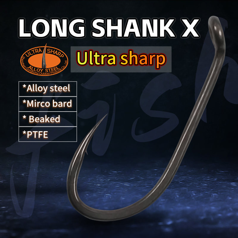Fishing Hook Barbless - Lot de 10 hameçons de pêche