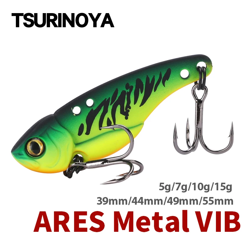 Fishing Hook Treble - TSURINOYA pêche dur leurre métal VIB