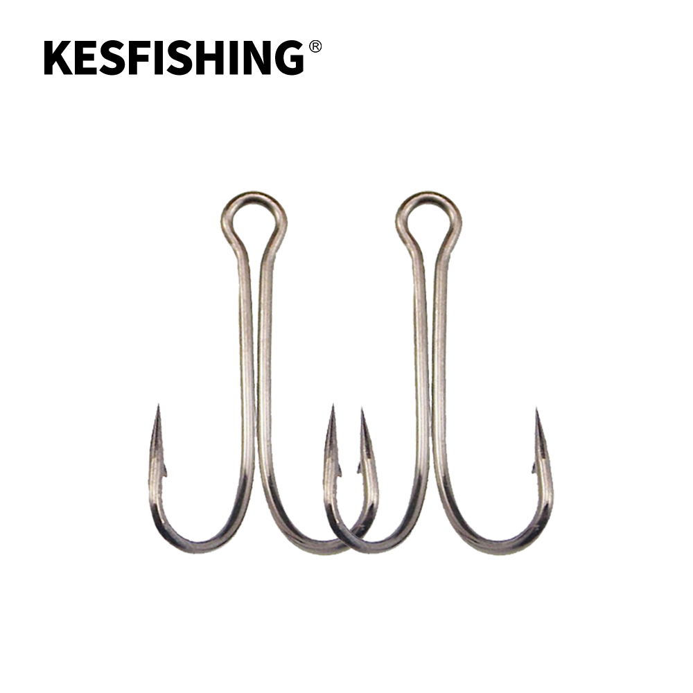 Fishing Hook Weedless - KESFISHING Hameçon double anti-herbe pour leurres