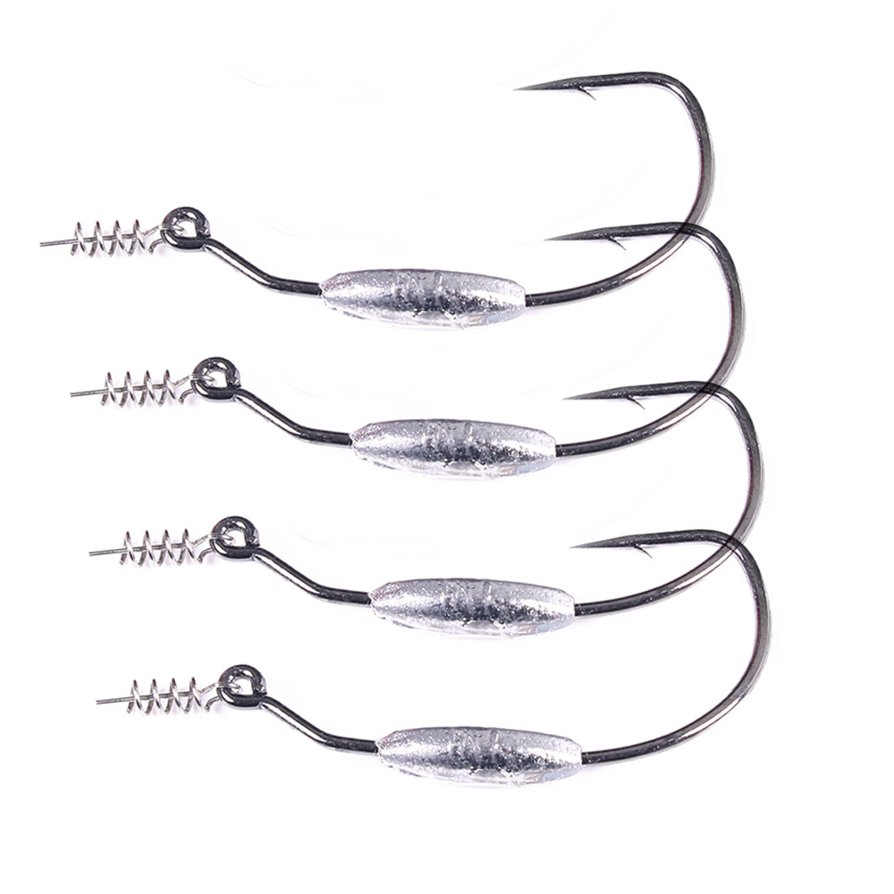Fishing Hook Offset - Hameçons lestés anti-accrocs avec crochet décalé
