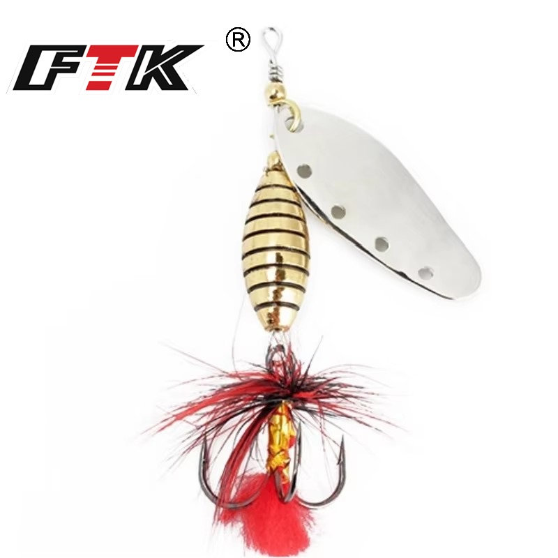 Fishing Hook Treble - FTK 6g 12g 16g métal Spinner