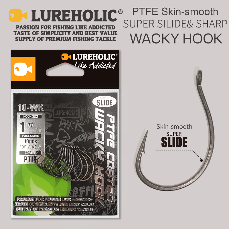 Fishing Hook Offset - LUREHOLIC PTFE Super glisser crochet farfelu
