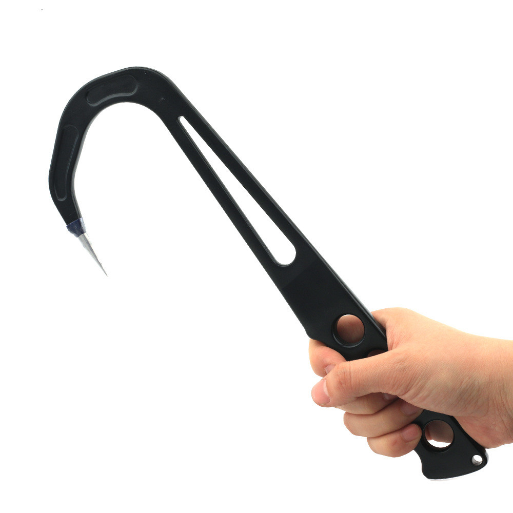 Fishing Hook Size - Poignée à Poisson Portable en Acier