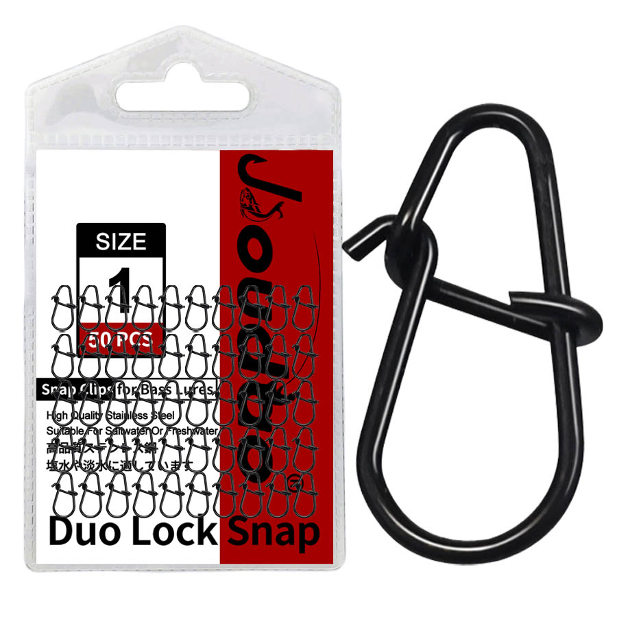 Fishing Hook Stainless Steel - 50 pièces Snaps à manivelle en