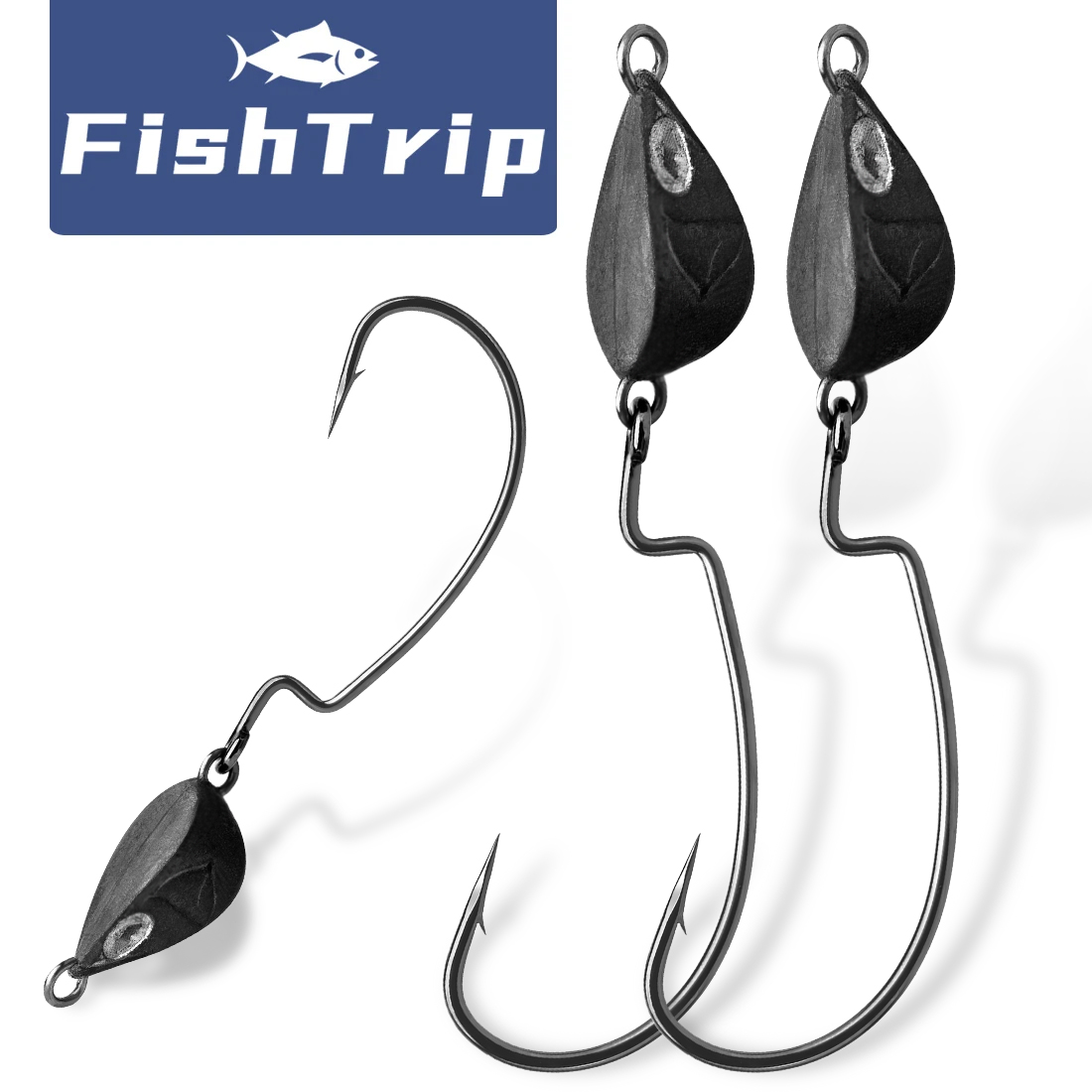 Fishing Hook Assortment - FishTrip 10 pièces tête de gabarit