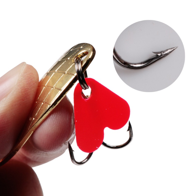 Leurre de pêche en métal dur a - Fishing Hook Treble avis et prix