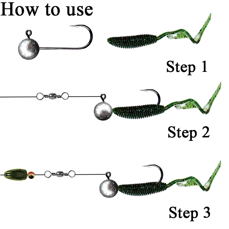 Hameçon de pêche à tête plombé - Fishing Hook Offset avis et prix