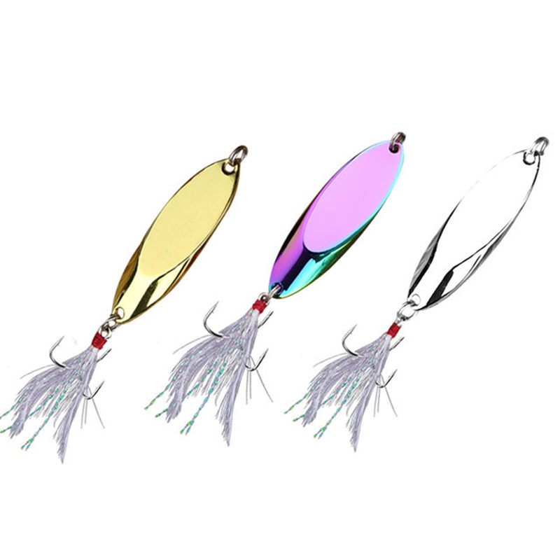 1pc 2.5g-35g cuillère en métal - Fishing Hook Treble avis et prix