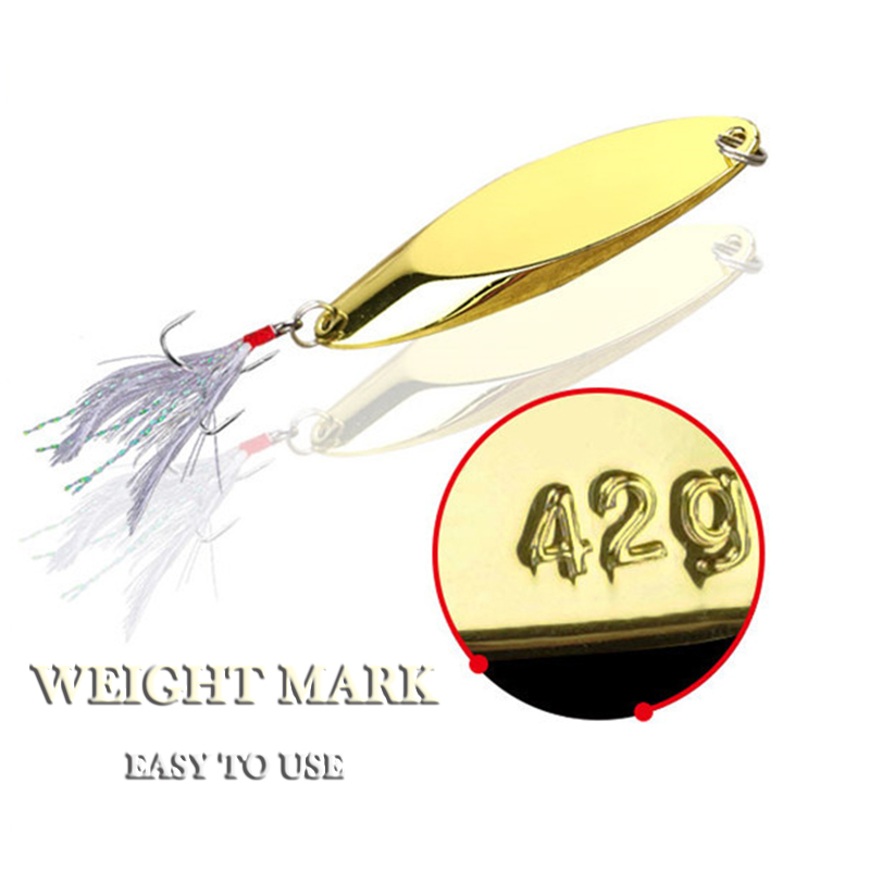 1pc 2.5g-35g cuillère en métal - Fishing Hook Treble avis et prix