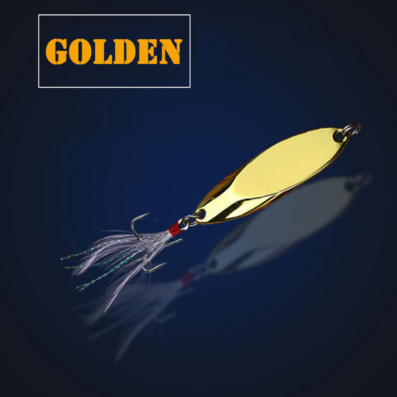 1pc 2.5g-35g cuillère en métal - Fishing Hook Treble avis et prix