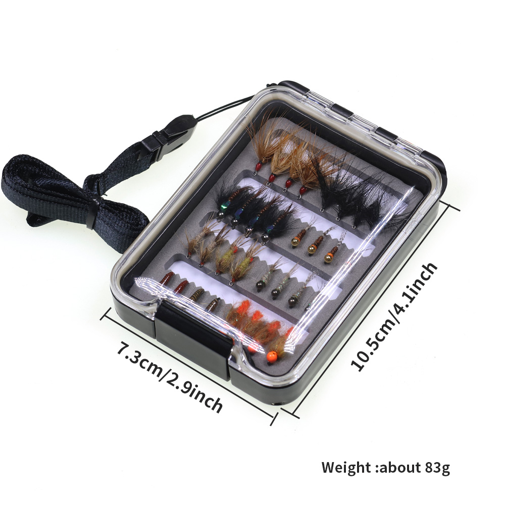 Kit de 32 mouches nymphes pour - Fishing Hook Barbless avis et prix