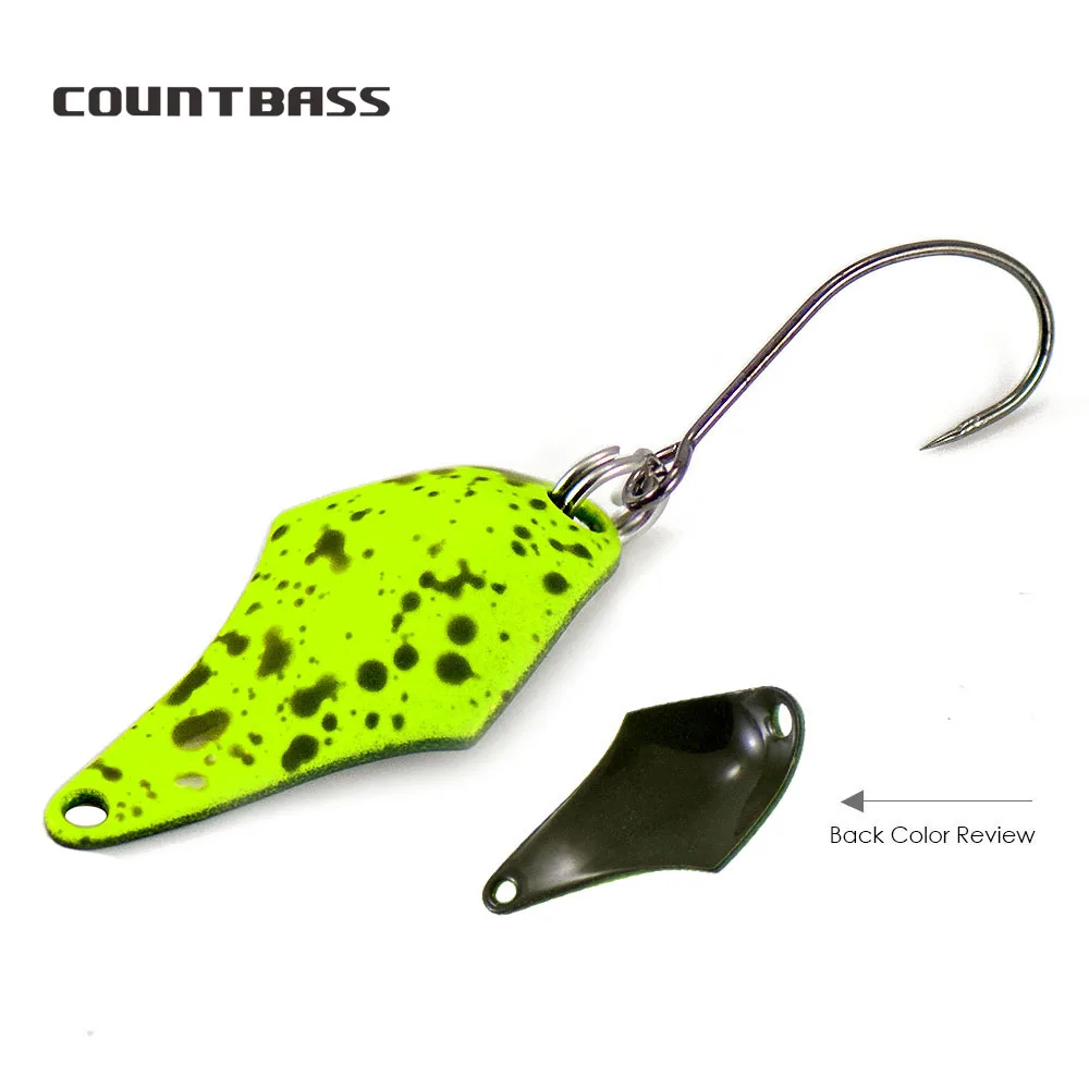 COUNTBASS 5/64oz 2g cuillère d - Fishing Hook Barbless avis et prix