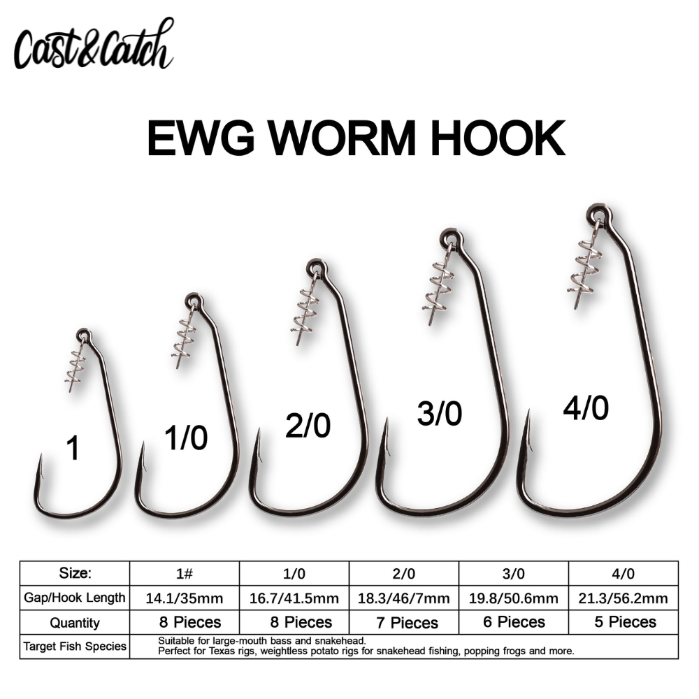 Hameçon Cast&Catch SCREW-LOCK  - Fishing Hook Weedless avis et prix