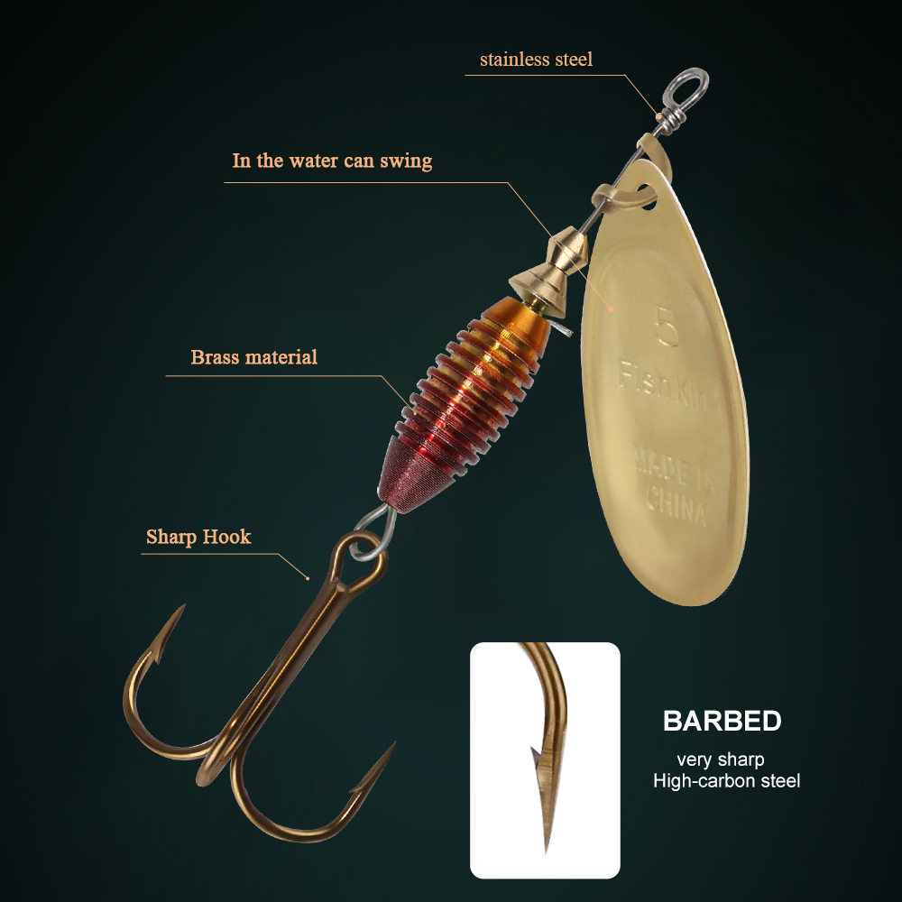 Leurre métallique rigide de ha - Fishing Hook Treble avis et prix