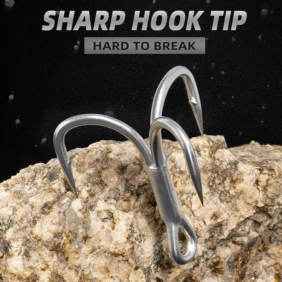 Hameçons triples de pêche en a - Fishing Hook Barbless avis et prix