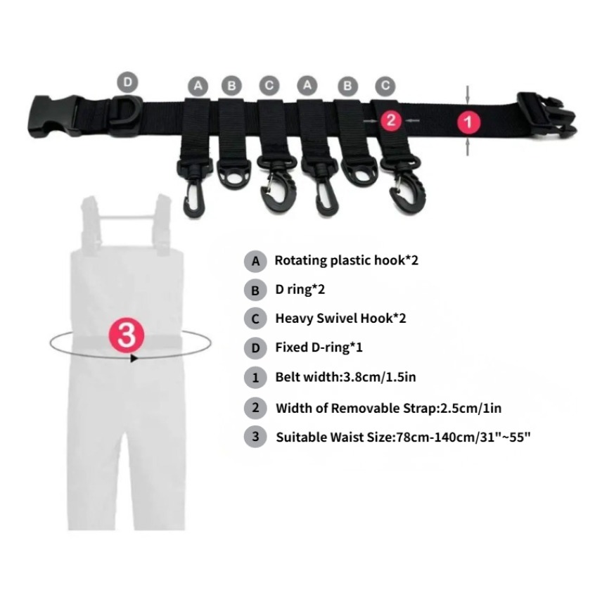 1 Ceinture de pêche réglable a - Fishing Hook Remover avis et prix
