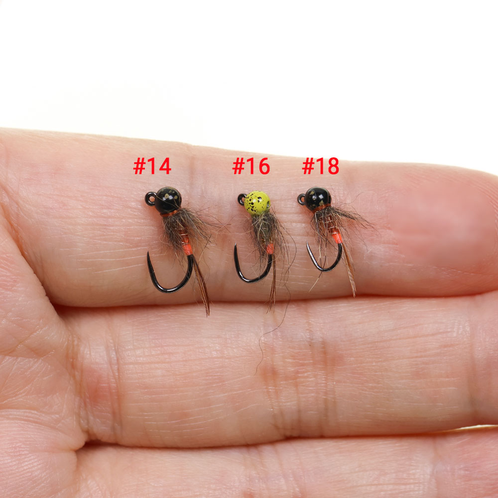 6 leurres de pêche à la mouche - Fishing Hook Barbless avis et prix