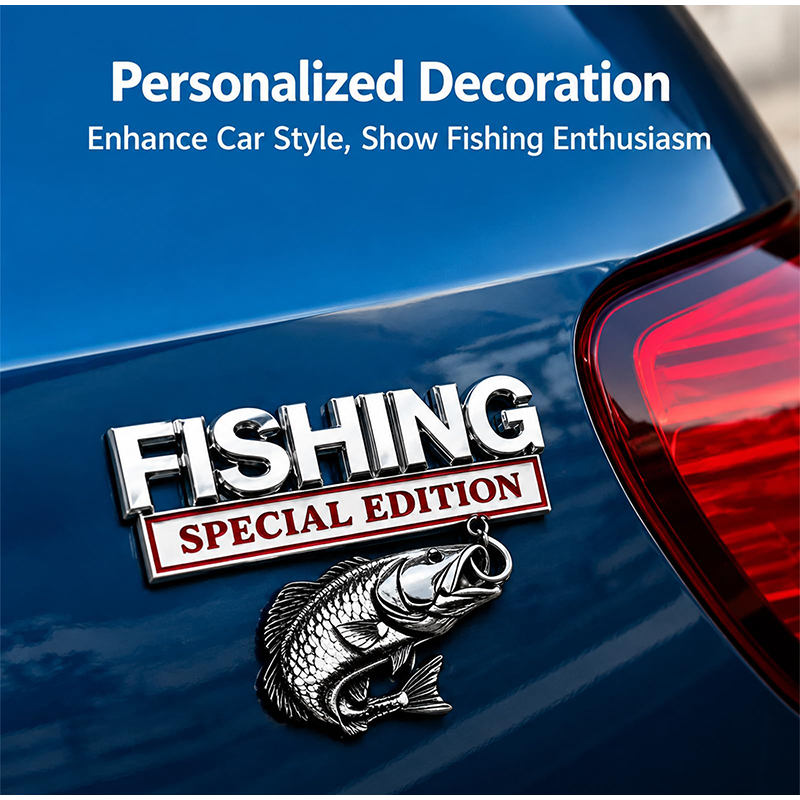 Emblème de voiture en métal Ch - Fishing Hook avis et prix