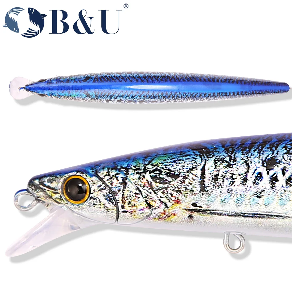 B & U 163mm/33.5g leurre méné  - Fishing Hook Treble avis et prix