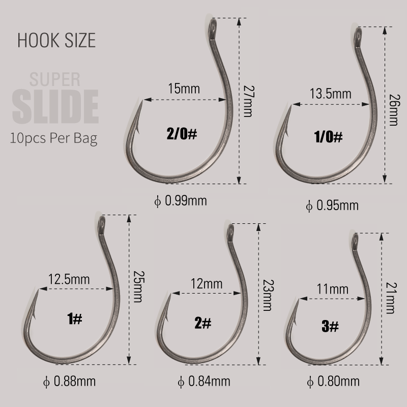 LUREHOLIC PTFE Super glisser c - Fishing Hook Offset avis et prix