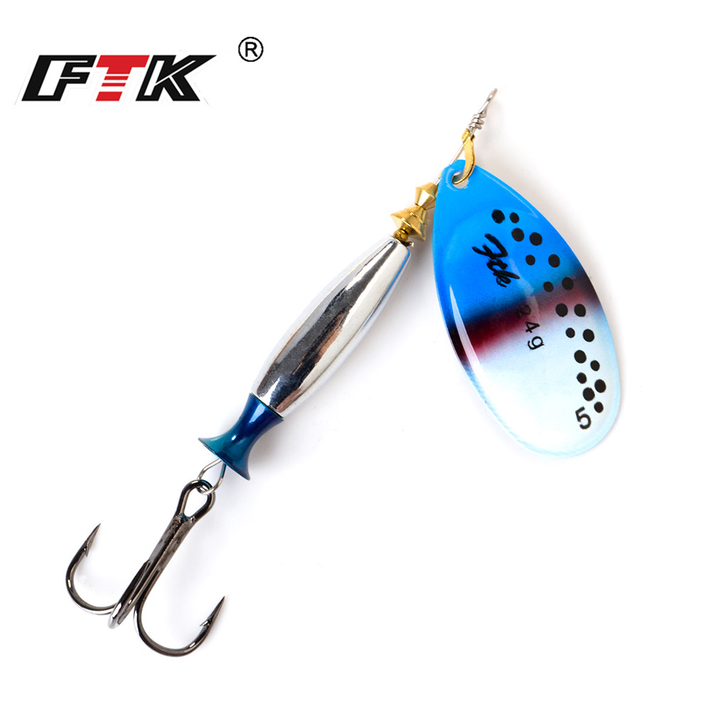 FTK 18g 24g Spinner appât cuil - Fishing Hook Treble avis et prix