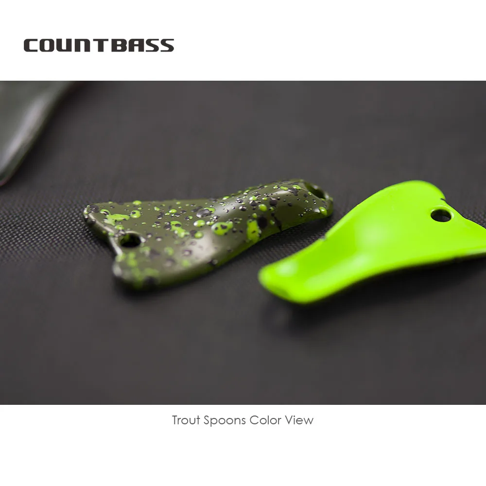 COUNTBASS 5/64oz 2g cuillère d - Fishing Hook Barbless avis et prix