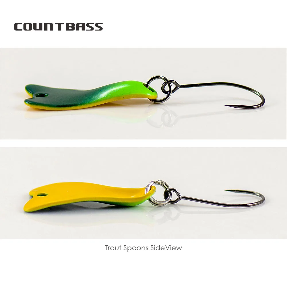 COUNTBASS 5/64oz 2g cuillère d - Fishing Hook Barbless avis et prix