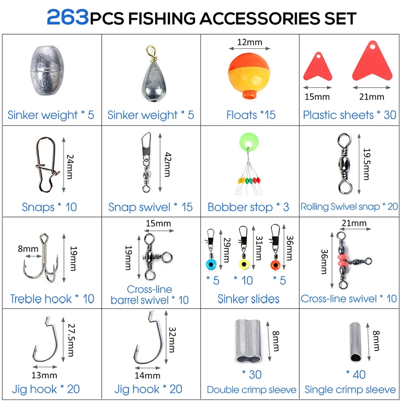 Ensemble d'accessoires de pêch - Fishing Hook Box avis et prix