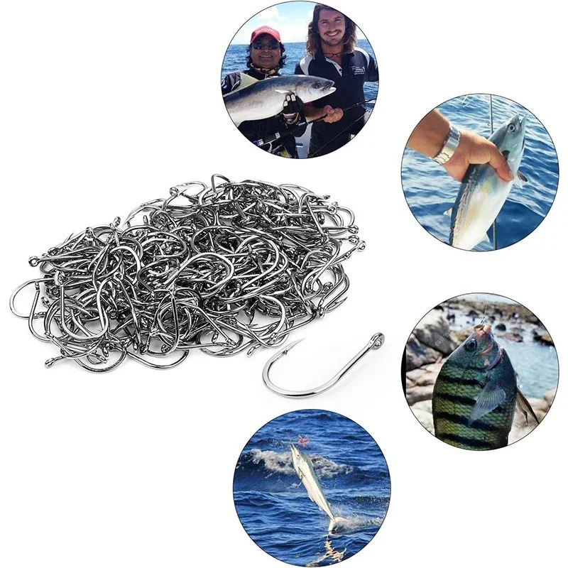 50-1600 pièces/boîtehameçons d - Fishing Hook Barbless avis et prix
