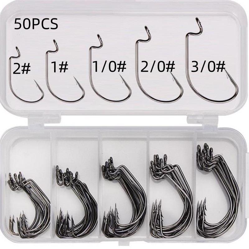 50 pièces/boîte Hameçons de pê - Fishing Hook Jig avis et prix