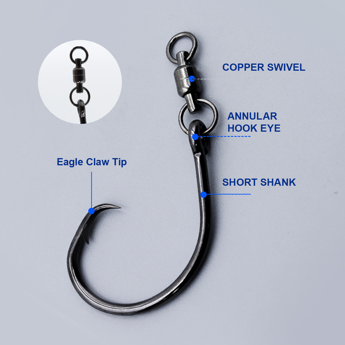 ZYZHE 3/6/9pcs Hameçons circul - Fishing Hook Offset avis et prix
