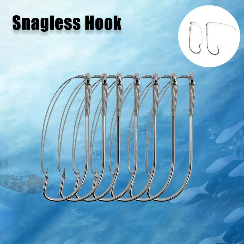 Hameçons à vers décalés sans m - Fishing Hook Weedless avis et prix