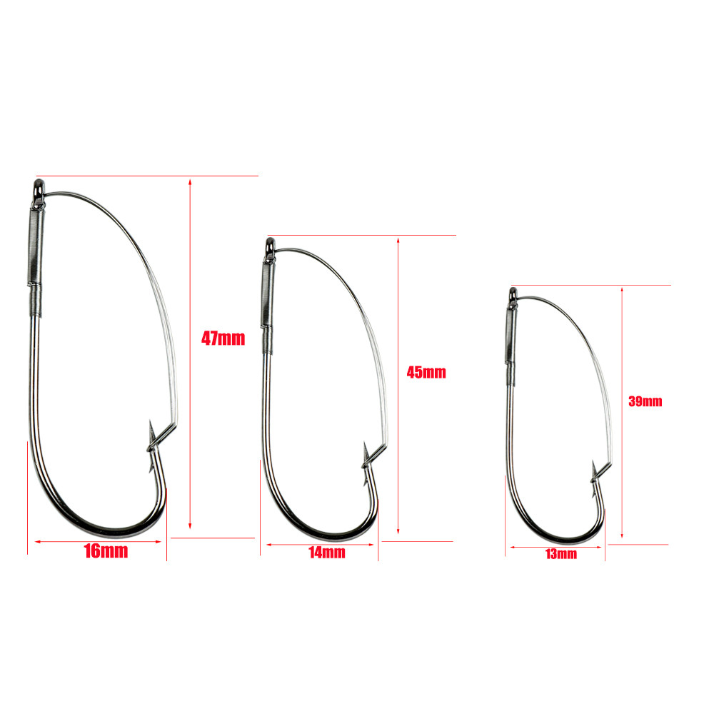 Hameçons de pêche farfelu sans - Fishing Hook Weedless avis et prix