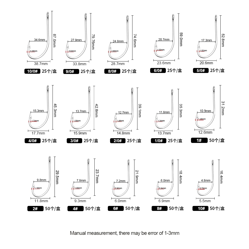 Hameçons de pêche FTK 1-10 # 5 - Fishing Hook Offset avis et prix